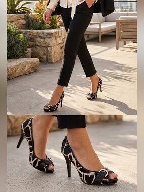 Steve Madden animal print, pony hair pumps, great condition, barely worn, 8M